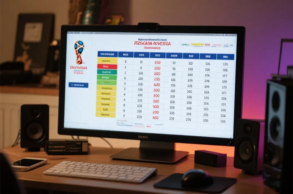 2026世界杯小组赛积分准不准？手把手搭建你的积分追踪表，自己算到心里更踏实